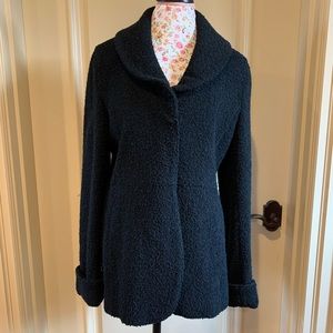 Chadwick’s wool blend boucle knit coat